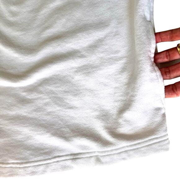 Victoria Secret Y2K PINK Sweatshirt Womens Small Gray White Pullover Relaxed Fit - Picture 2 of 11